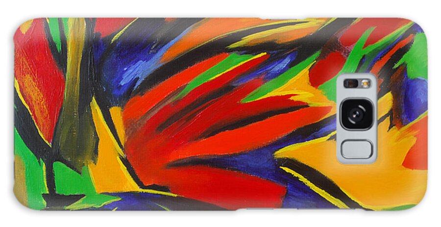 Latin Galaxy Case featuring the painting Latin Choreography by Donna Blackhall