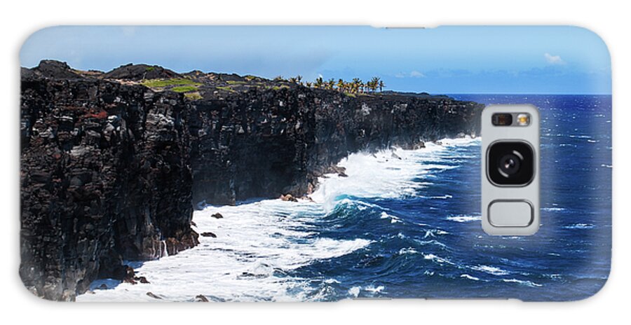 Cliff Galaxy Case featuring the photograph Lava Shore by Christi Kraft