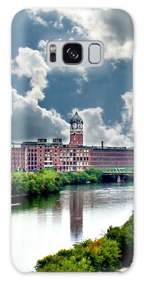 Lawrence Galaxy S8 Case featuring the photograph Lawrence MA Historic Clock Tower by Barbara S Nickerson