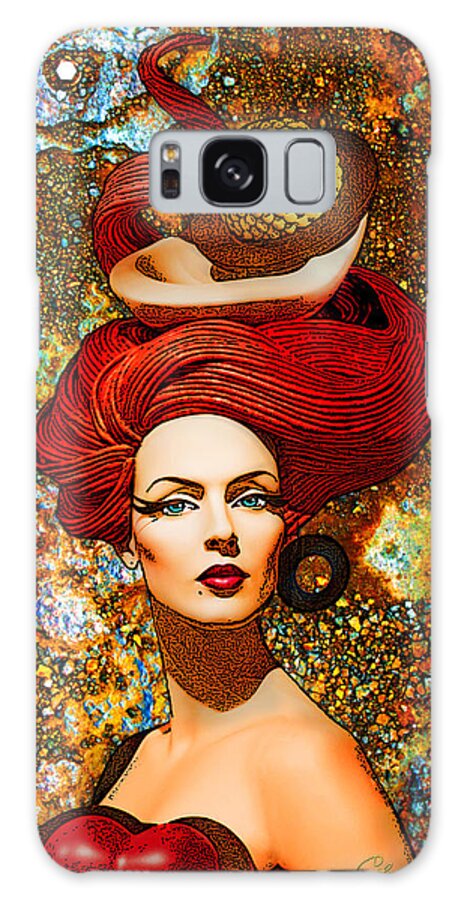 Redhead Galaxy Case featuring the photograph Le Cheveux Rouges by Chuck Staley