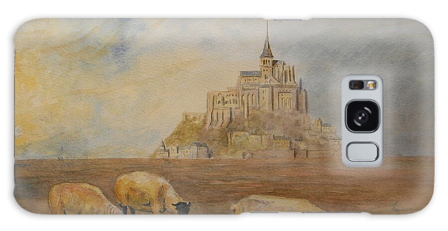 Mont Galaxy Case featuring the painting Le Mont Saint Michel by Juan Bosco