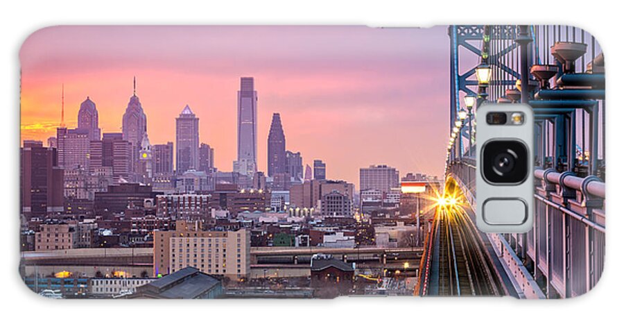 Ben Franklin Galaxy Case featuring the photograph Leaving Philadelphia by Mihai Andritoiu