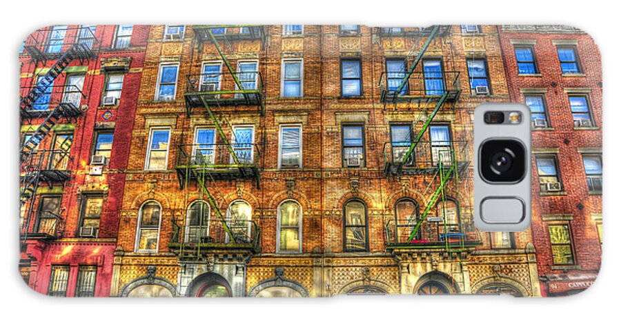 Led Zeppelin Galaxy Case featuring the photograph Led Zeppelin Physical Graffiti Building in Color by Randy Aveille