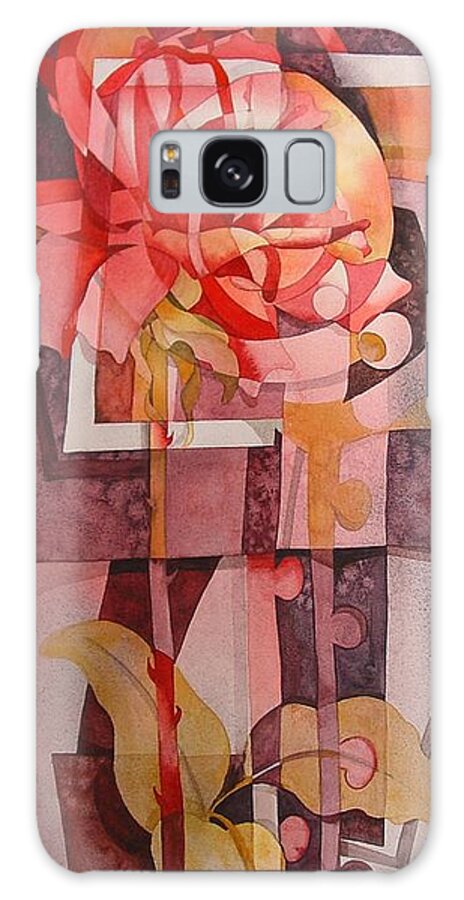 Watercolor Galaxy Case featuring the painting Legs of a Flower by Marlene Gremillion