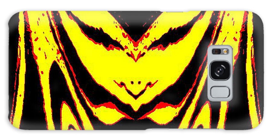  Galaxy Case featuring the digital art Lemon Face by Mary Russell