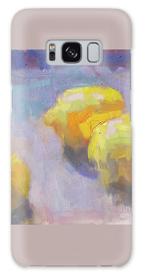 Still Life Galaxy Case featuring the painting Lemon Yellow by Jerry Fresia