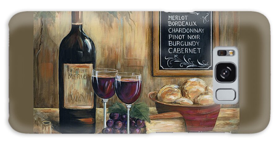 Wine Galaxy Case featuring the painting Les Vins by Marilyn Dunlap
