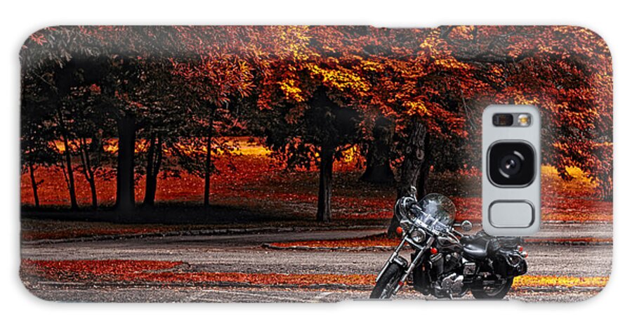 Harley Galaxy Case featuring the photograph Let's Ride by Mark Papke