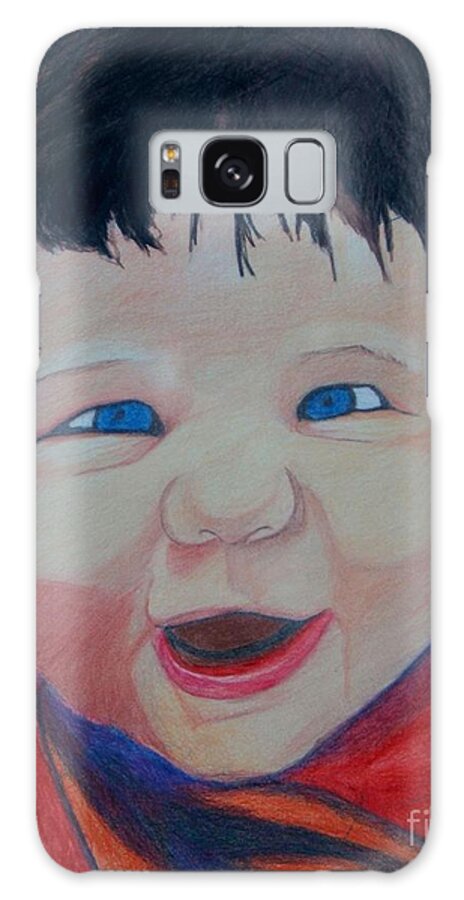Portrait Galaxy Case featuring the drawing Lexi by Jon Kittleson