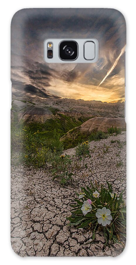 Badlands National Park Galaxy S8 Case featuring the photograph Life Finds A Way by Aaron J Groen