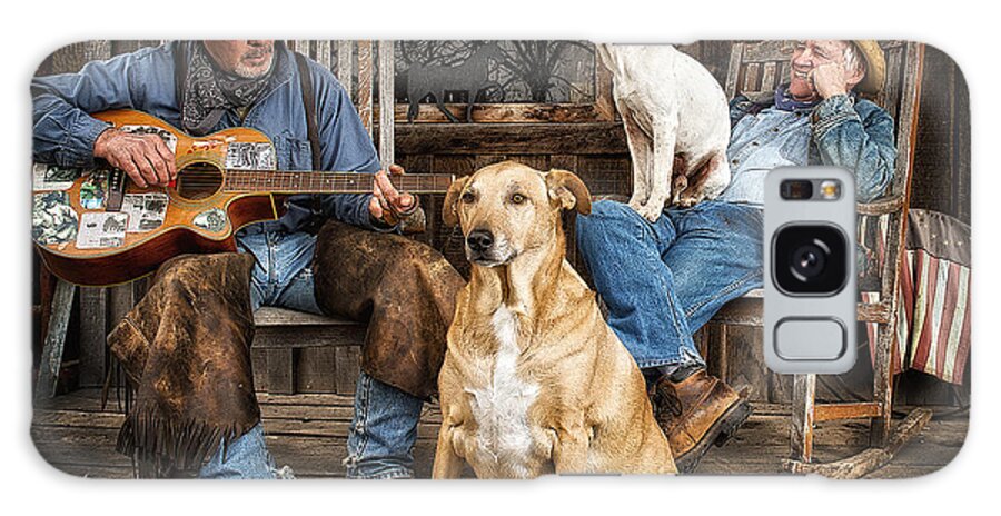 Cowboys Galaxy Case featuring the photograph Life In The Slow Lane by Ron McGinnis