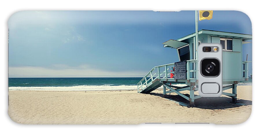 Water's Edge Galaxy Case featuring the photograph Lifeguard Hut by Lordrunar
