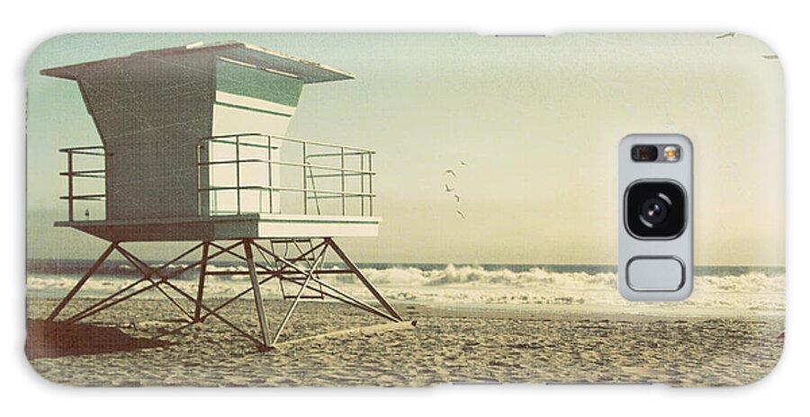 Seashore Galaxy Case featuring the photograph Lifeguard Tower by Sylvia Cook