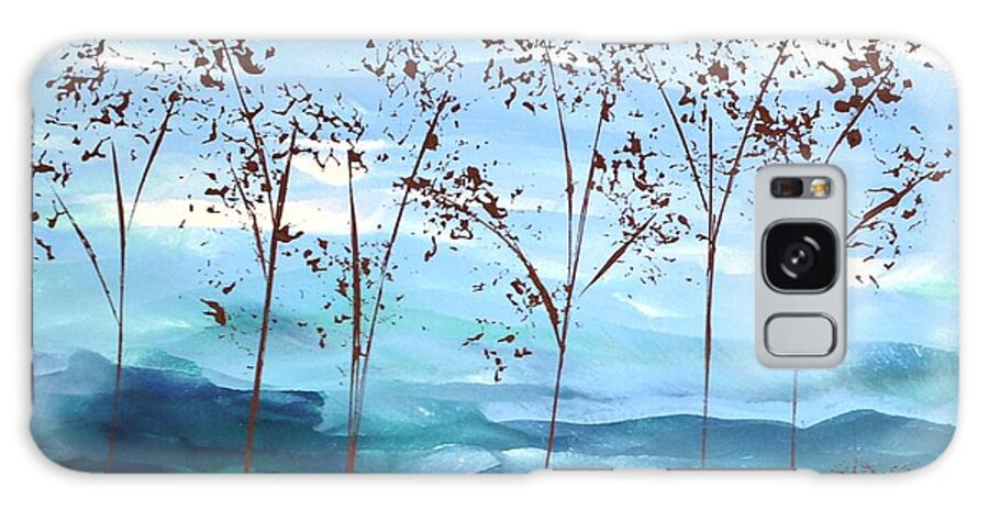 Sky Galaxy Case featuring the painting Light Breeze by Linda Bailey