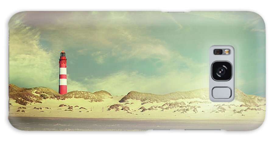 Scenics Galaxy Case featuring the photograph Lighthouse Near The Beach by Querbeet