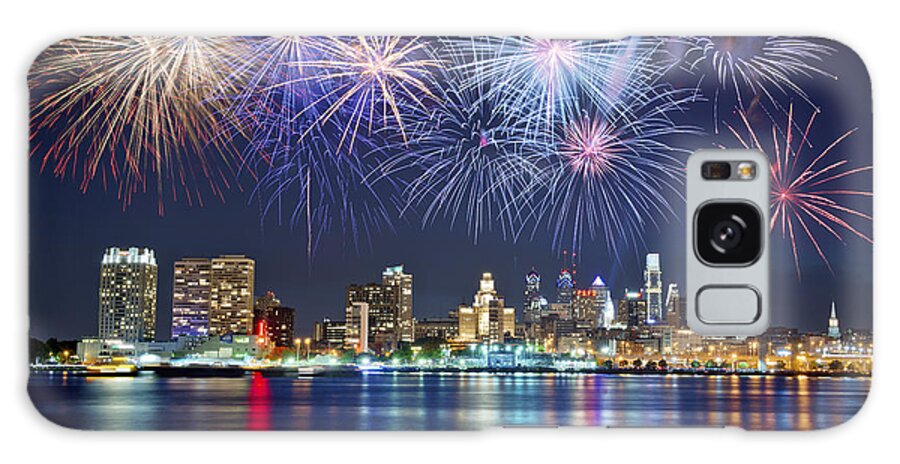 Fireworks Galaxy Case featuring the photograph Lighting Independence Sky by Stacey Granger