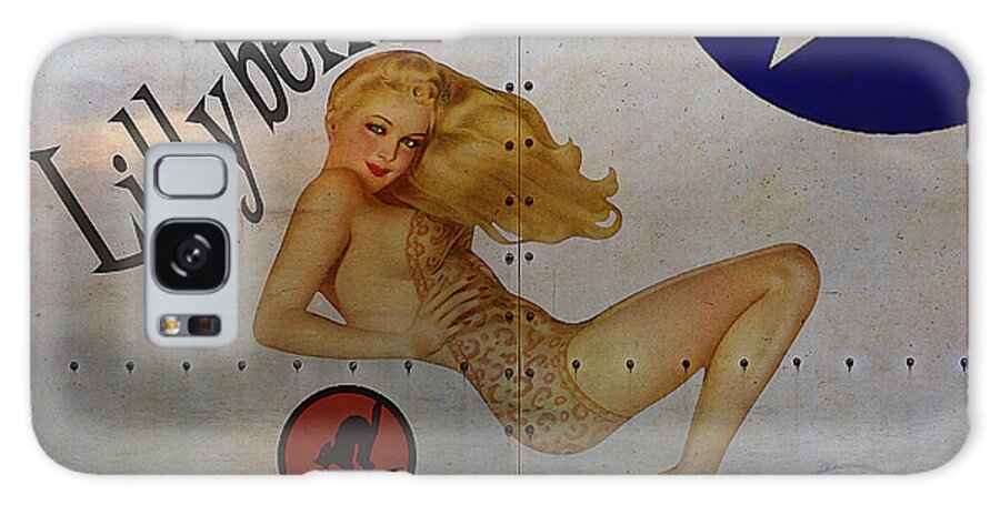 Noseart Galaxy Case featuring the painting Lillybelle Nose Art by Cinema Photography