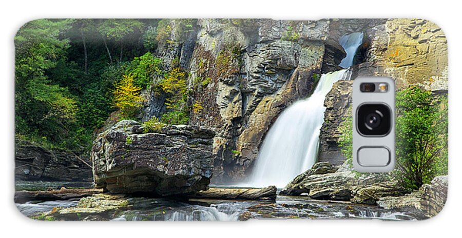 Linville Falls Galaxy S8 Case featuring the photograph Linville Falls by Mark Steven Houser