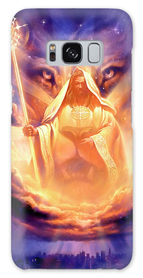 Jeff Haynie Galaxy Case featuring the painting Lion of Judah by Jeff Haynie