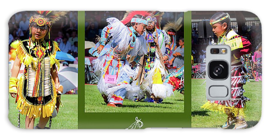 Native American Galaxy Case featuring the photograph Little Competitors by Theresa Tahara