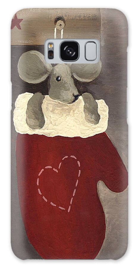 Little Mouse Galaxy Case featuring the painting Little Mouse by Natasha Denger
