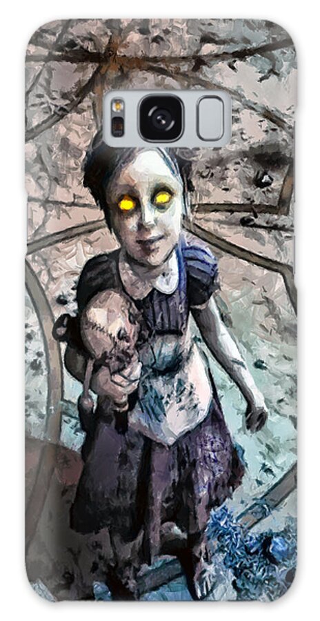 Bioshock Galaxy Case featuring the painting Little Sister by Joe Misrasi
