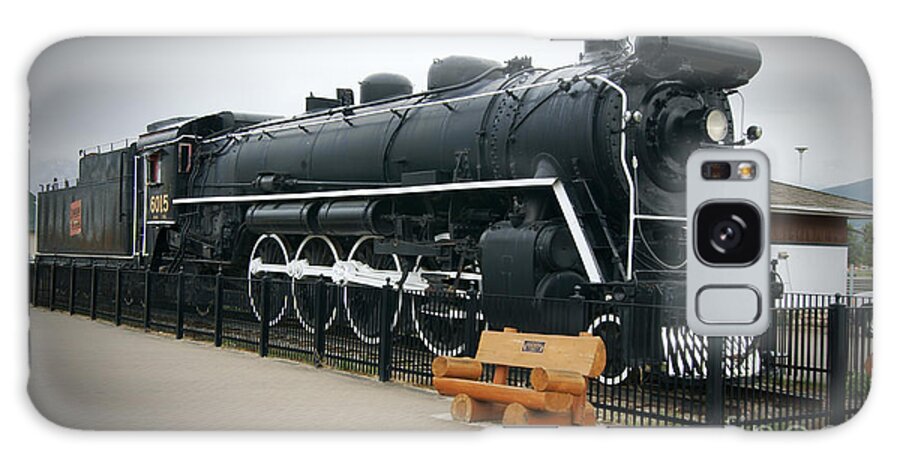 Steam Galaxy Case featuring the photograph Locomotive 6015 in Jasper by David Birchall