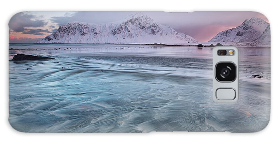 Scenics Galaxy Case featuring the photograph Lofoten Island Sunrise by Antonyspencer