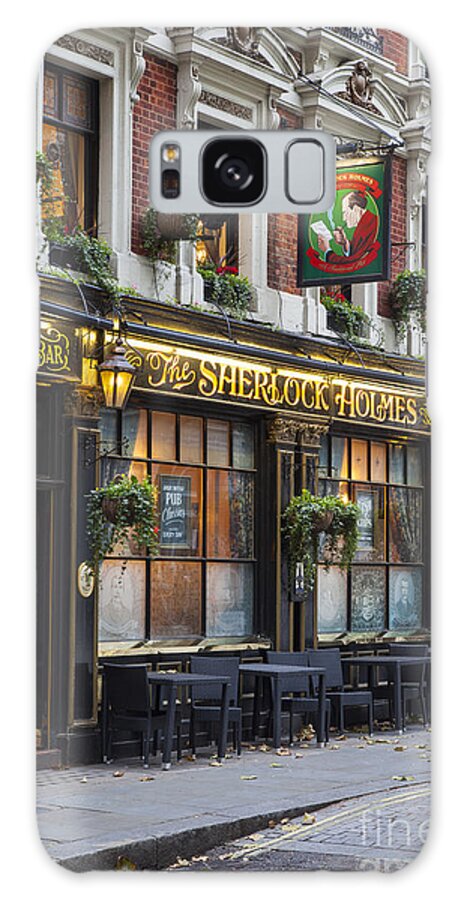 Sherlock Holmes Galaxy S8 Case featuring the photograph London Pub by Brian Jannsen