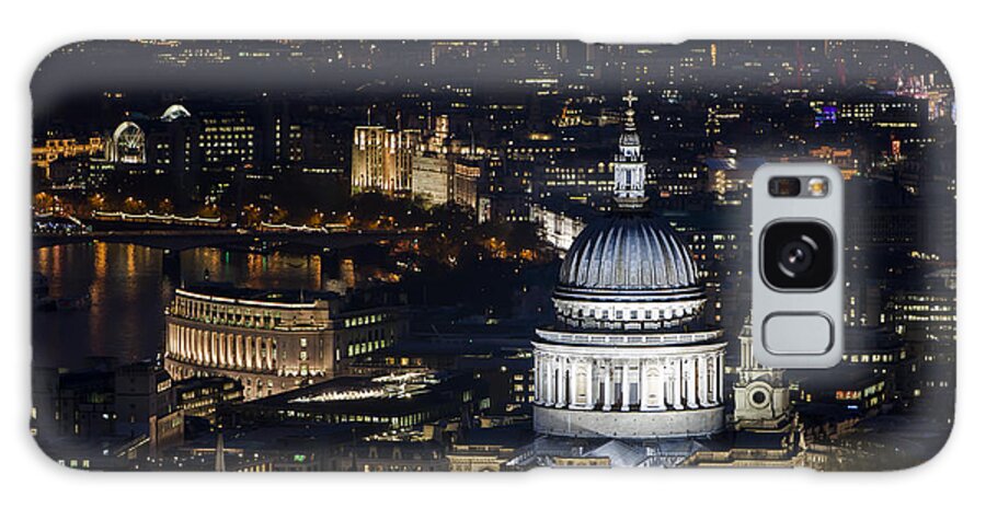 London Galaxy Case featuring the photograph London St Pauls at night colour by Andy Myatt