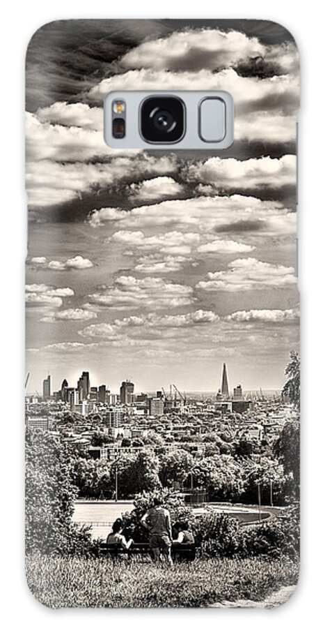 Hampstead Galaxy Case featuring the photograph London Views and Green Spaces by Lenny Carter
