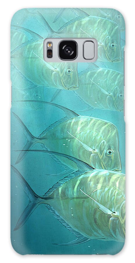 Fish Galaxy Case featuring the digital art Lookdowns by Aaron Blaise