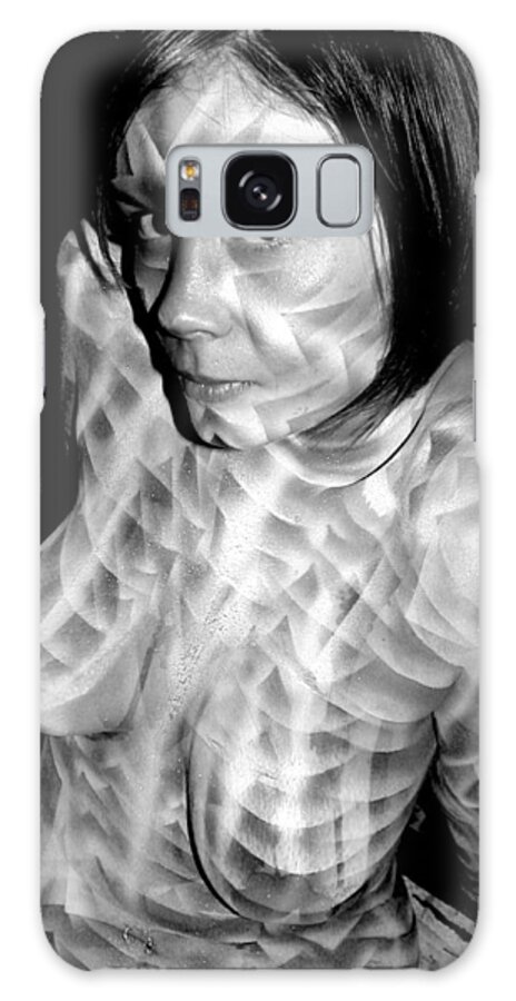 Woman Galaxy Case featuring the photograph Looking at you by Leigh Odom