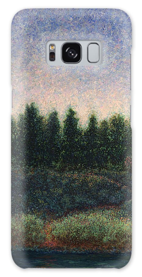 River Galaxy Case featuring the painting Looking Back by James W Johnson