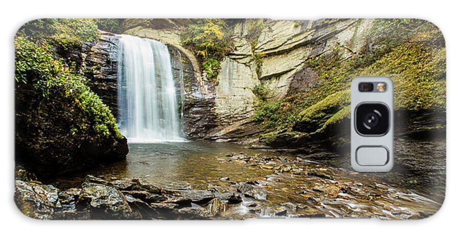 Looking Glass Falls Galaxy Case featuring the photograph Looking Glass Falls by Cathy Donohoue