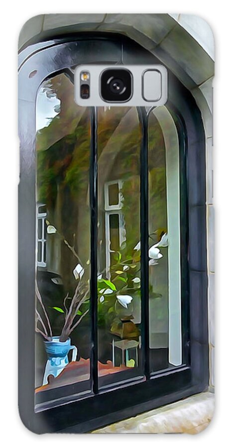 Window Galaxy Case featuring the photograph Looking In by Norma Brock