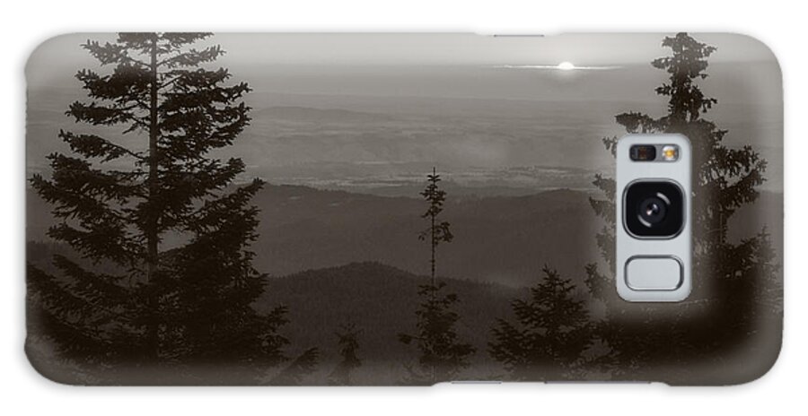 Lookout Butte Galaxy Case featuring the photograph Lookout Butte Sunset by Niels Nielsen