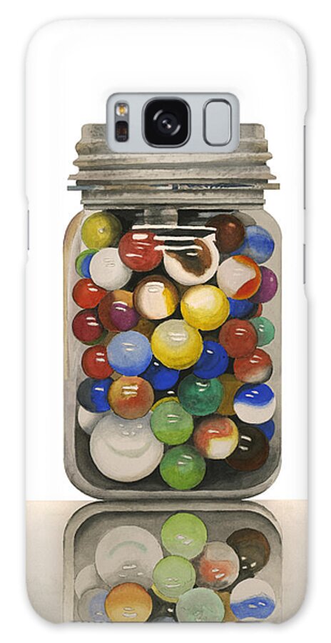 Marbles Galaxy Case featuring the painting Lost and Found by Ferrel Cordle
