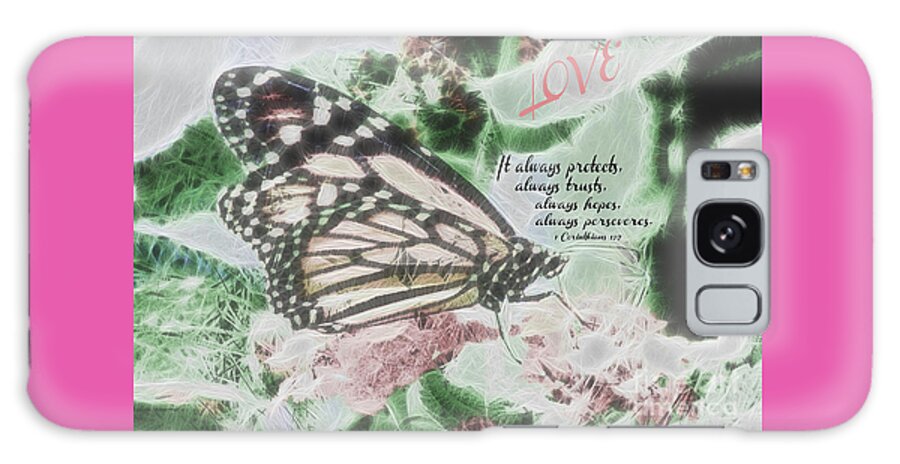 Love Galaxy Case featuring the photograph LOVE always Hopes by Beverly Guilliams