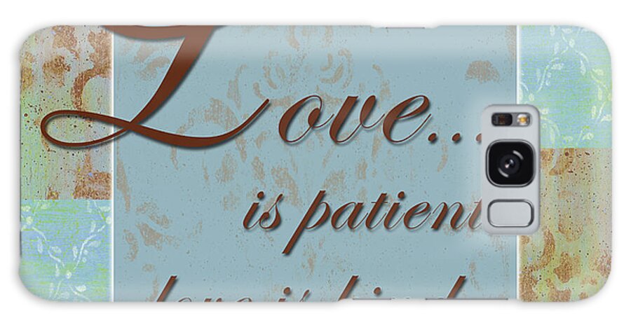 Love Galaxy Case featuring the painting Love Is Patient by Marilu Windvand