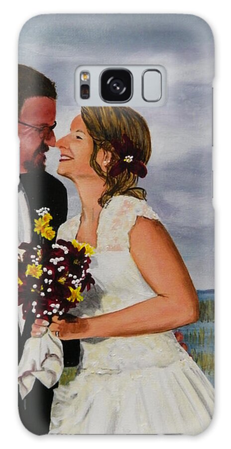 Wedding Galaxy S8 Case featuring the painting Love by Terry Honstead