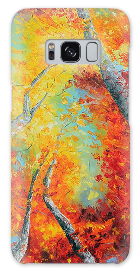 Tree Galaxy Case featuring the painting Love That Conquers by Meaghan Troup