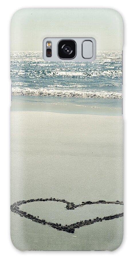 Beach Galaxy Case featuring the photograph Love the Beach by Robin Dickinson