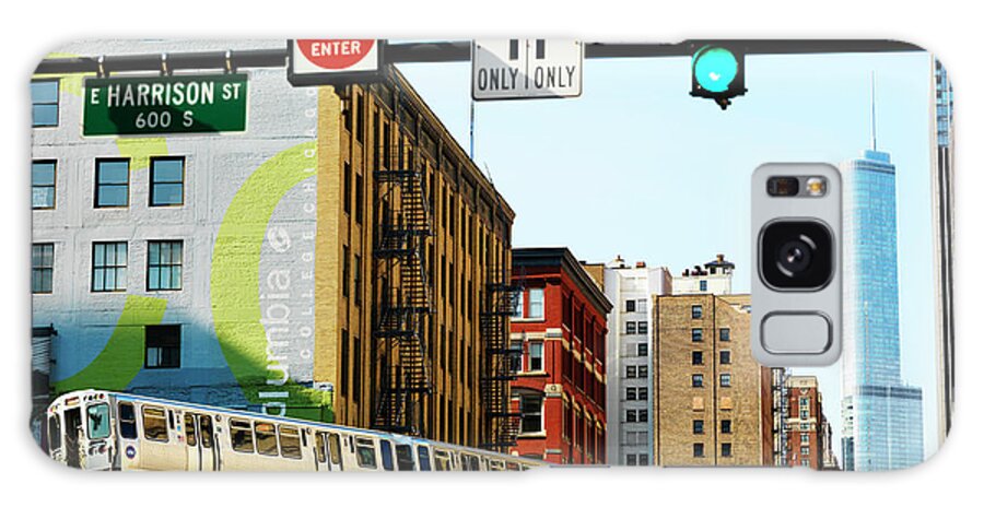 Train Galaxy Case featuring the photograph Low Angle View Of Subway Train by Johner Images
