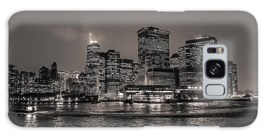 Battery Park Galaxy Case featuring the photograph Lower Manhattan by SAURAVphoto Online Store