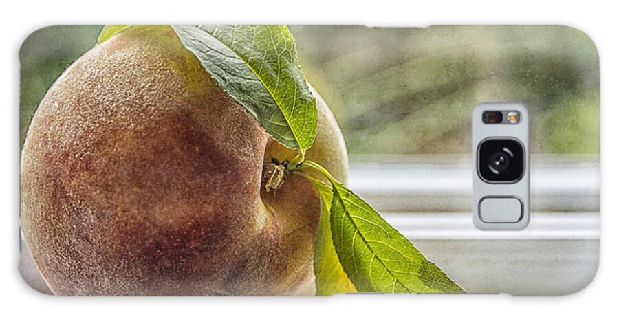 Luscious Galaxy Case featuring the photograph Luscious Peach by Terry Rowe