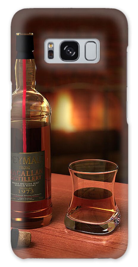 3d Galaxy Case featuring the photograph Macallan 1973 by Adam Romanowicz