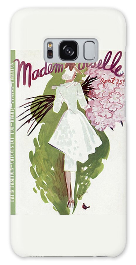 Mademoiselle Cover Featuring A Woman Carrying Galaxy Case
