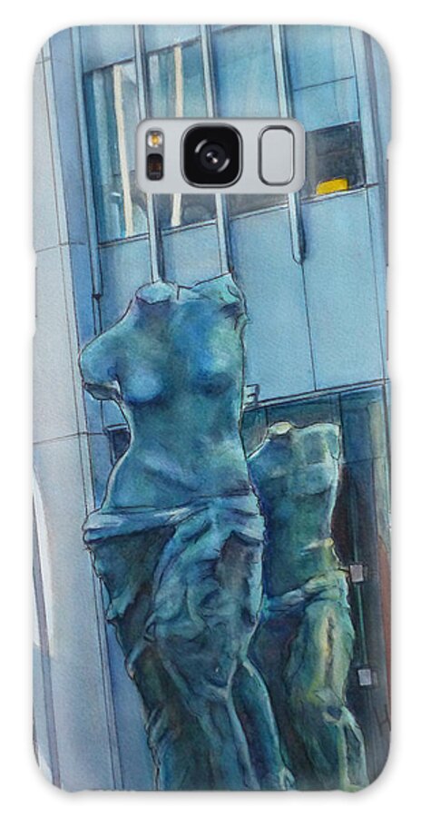 Madison Avenue Galaxy S8 Case featuring the painting Madison Avenue by Henrieta Maneva