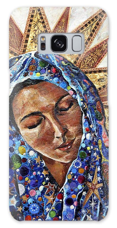 Madonna Galaxy Case featuring the painting Madonna of the Dispossessed by Mary C Farrenkopf